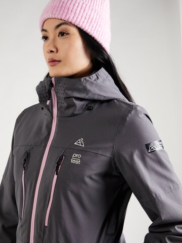 PROTEST Athletic Jacket 'SIMA' in Grey