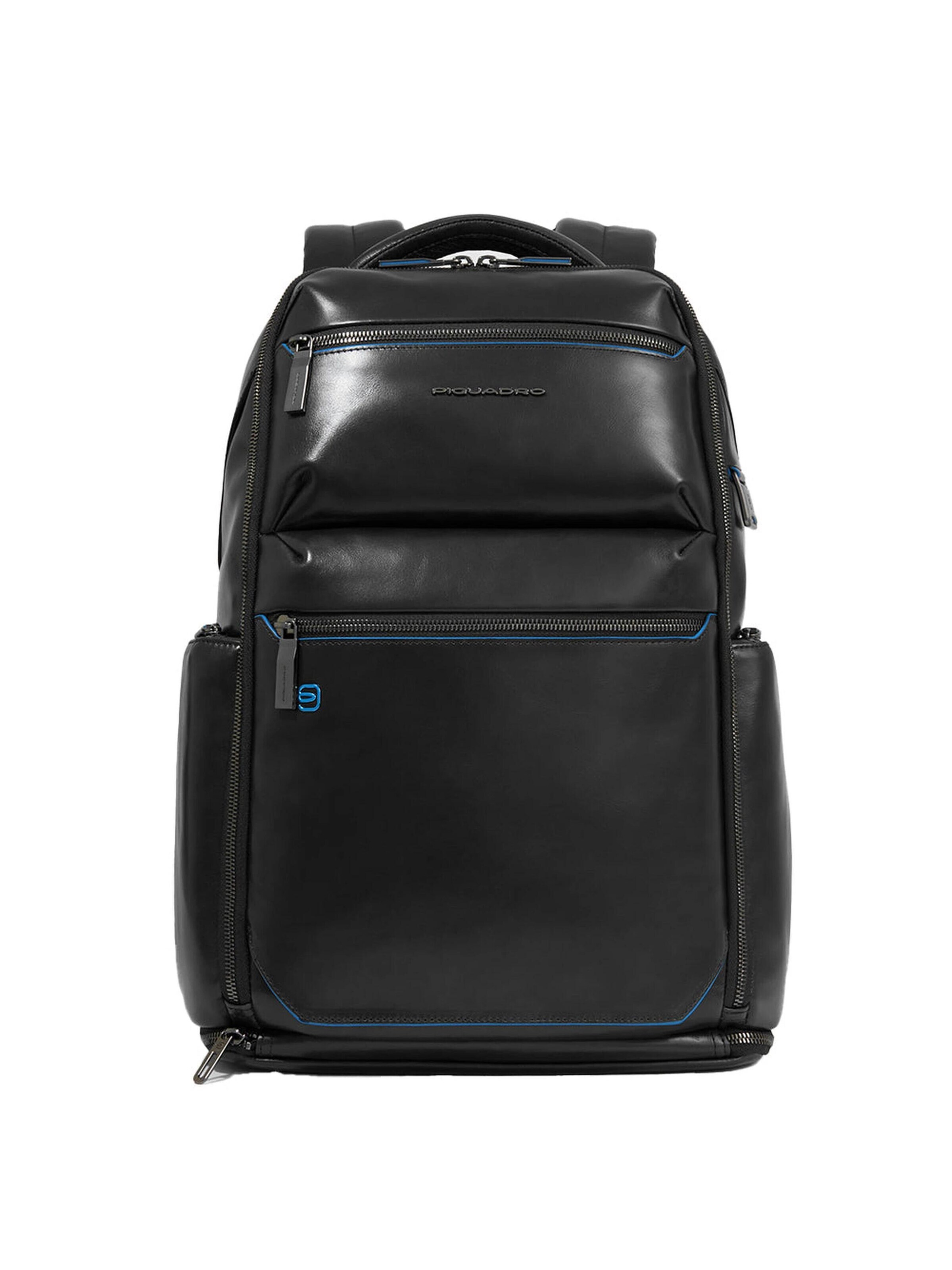 Piquadro Rucksack‌‌‌‌‌‌‌‌‌‌ in Schwarz: Vorderseite