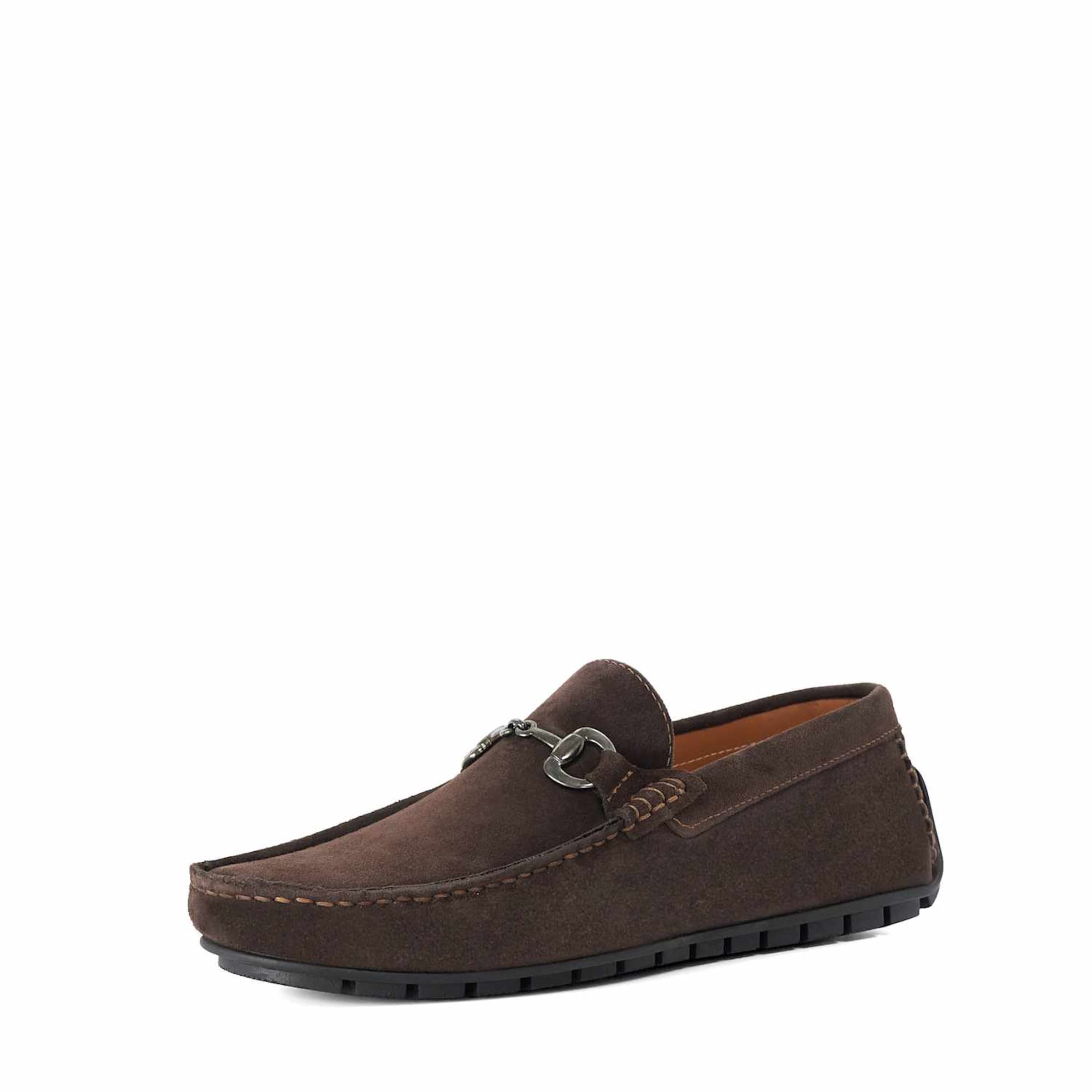 Dune LONDON Mocassins 'Brackon' in Bruin: voorkant