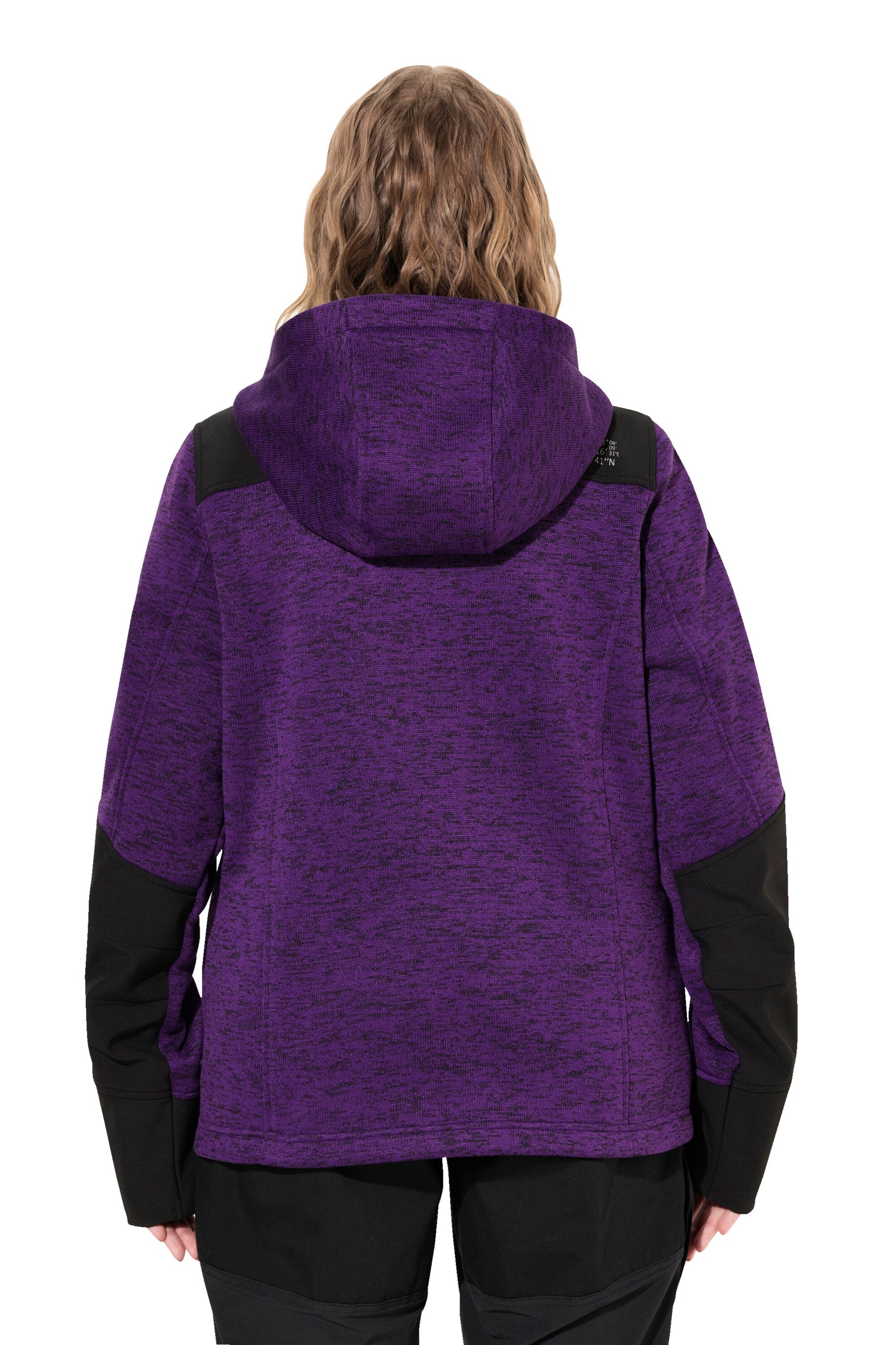 Ulla Popken Sweatvest in Lila