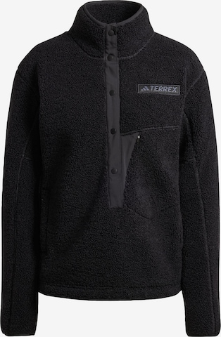 ADIDAS TERREX Αθλητική μπλούζα φούτερ 'Xploric' σε μαύρο: μπροστά