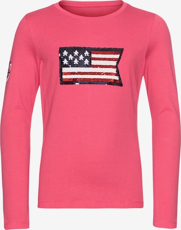 DELMAO Shirt in Pink: Vorderseite