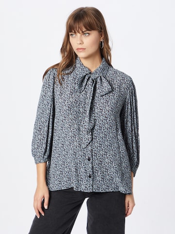 NUÉ NOTES Blouse 'Theo' in Black: front