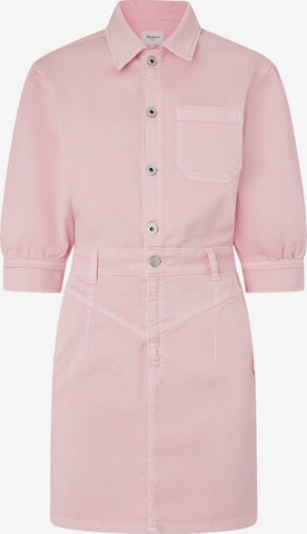 Pepe Jeans Shirt Dress 'Gracie' in Pink: front