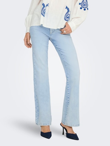 Evazați Jeans 'ONLWAUW' de la ONLY pe albastru: față