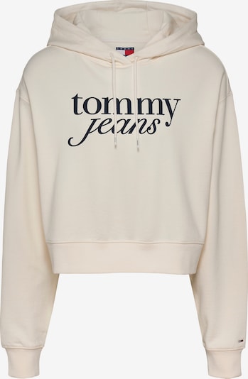 Tommy Jeans Sweater majica u noćno plava / vuneno bijela, Pregled proizvoda