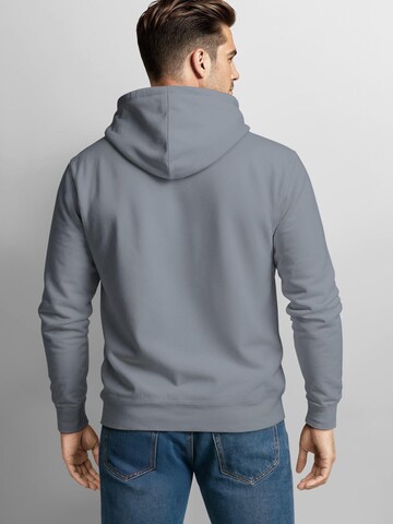 Neverless Sweatshirt 'Palme Polygon' in Grey