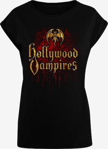 T-shirt 'Hollywood Vampires - Bat Logo Drips' Merchcode en noir : devant