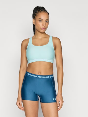 UNDER ARMOUR Korzet Športová podprsenka - Zelená: predná strana