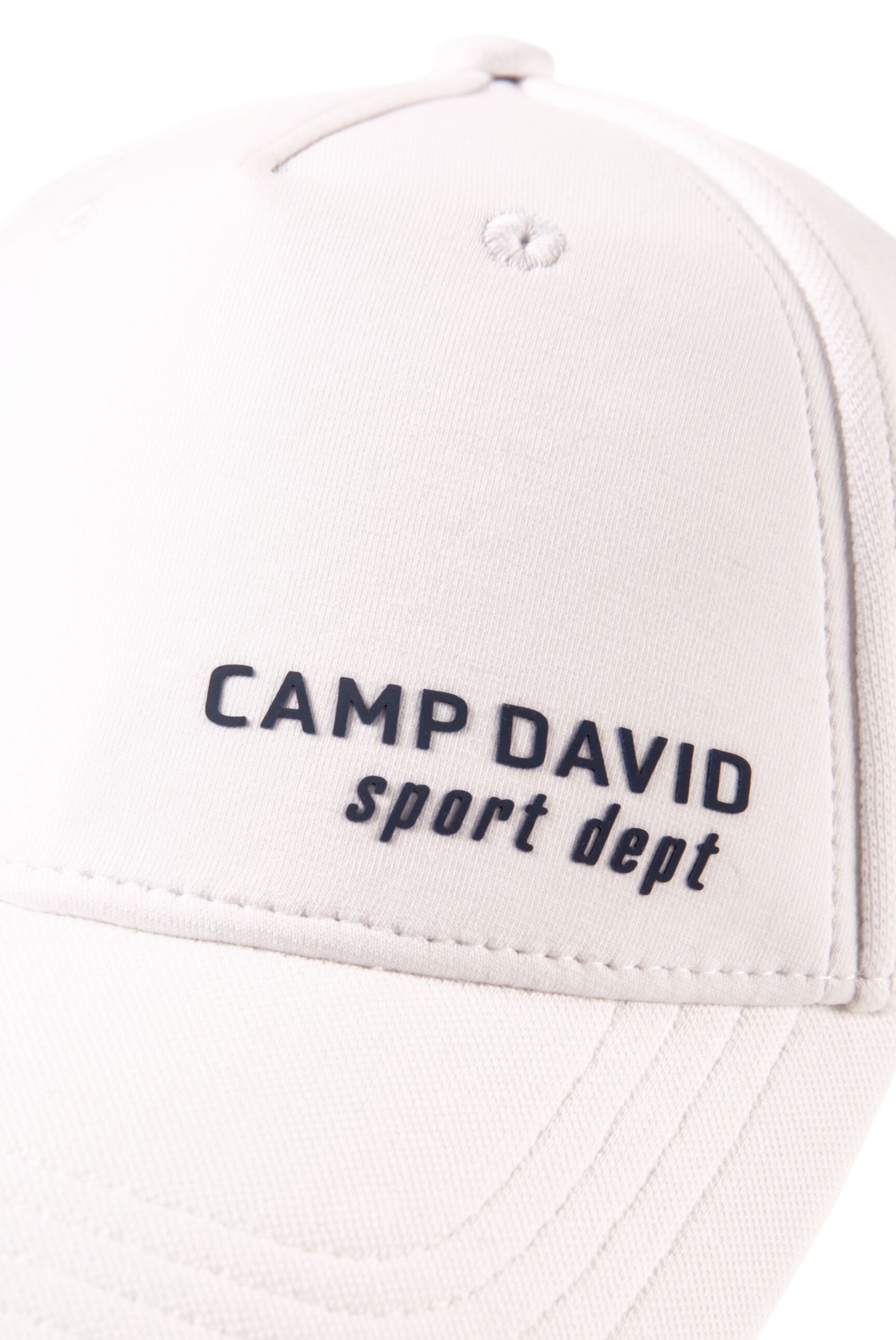 CAMP DAVID Athletic Cap in White