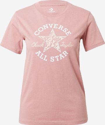 CONVERSE T-Shirt 'Chuck Taylor' in Pink: predná strana