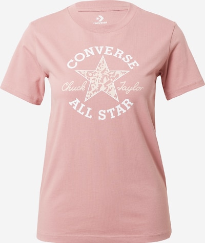CONVERSE T-Shirt 'Chuck Taylor' in pastellpink / weiß, Produktansicht