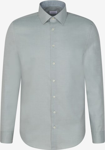 Camicia business 'Shaped' di SEIDENSTICKER in verde: frontale