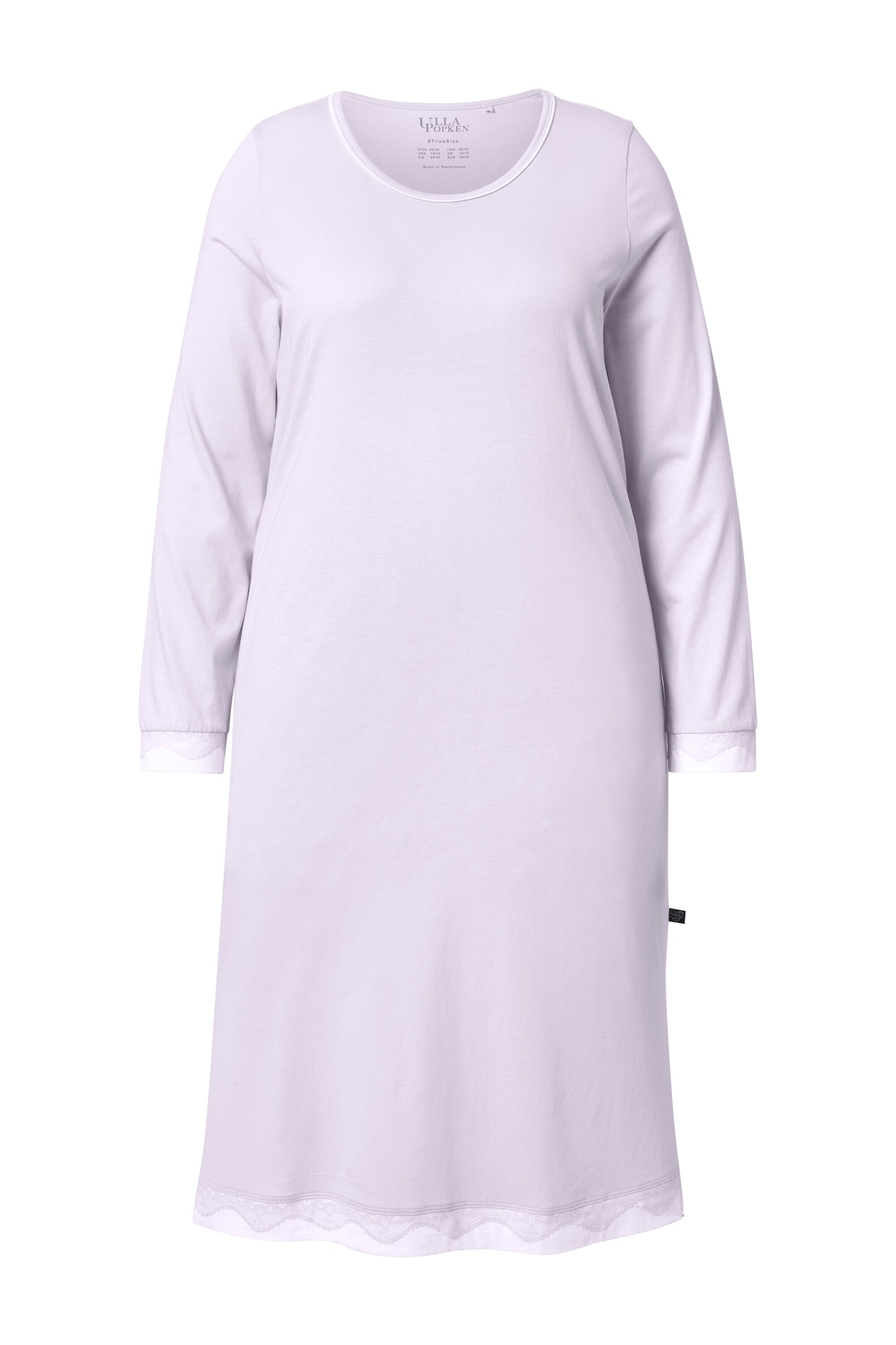 Ulla Popken Nachthemd in Lila: voorkant