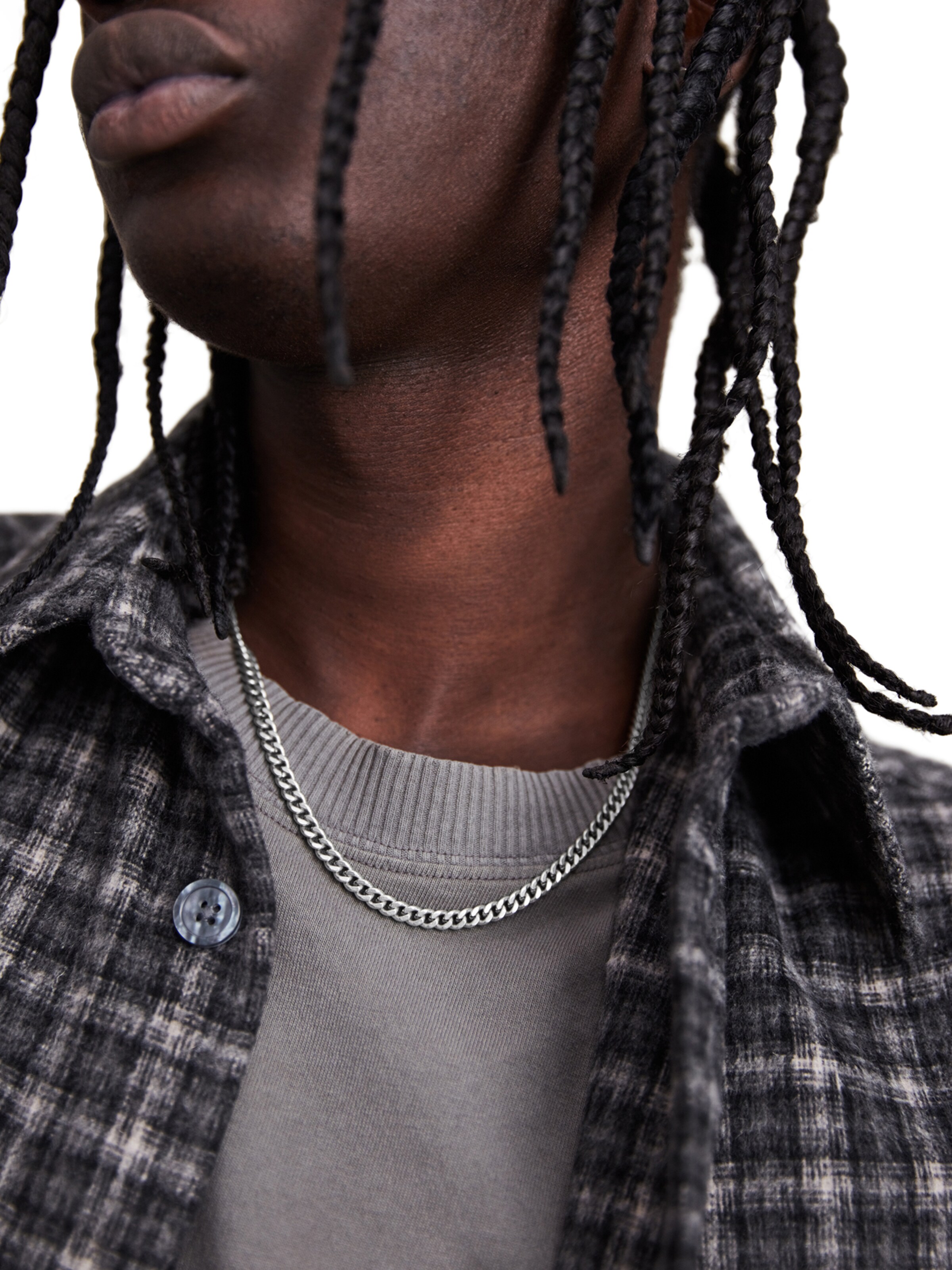 AllSaints Halsband i silver