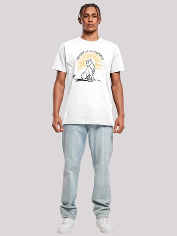 T-Shirt 'Disney König der Löwen' F4NT4STIC en blanc