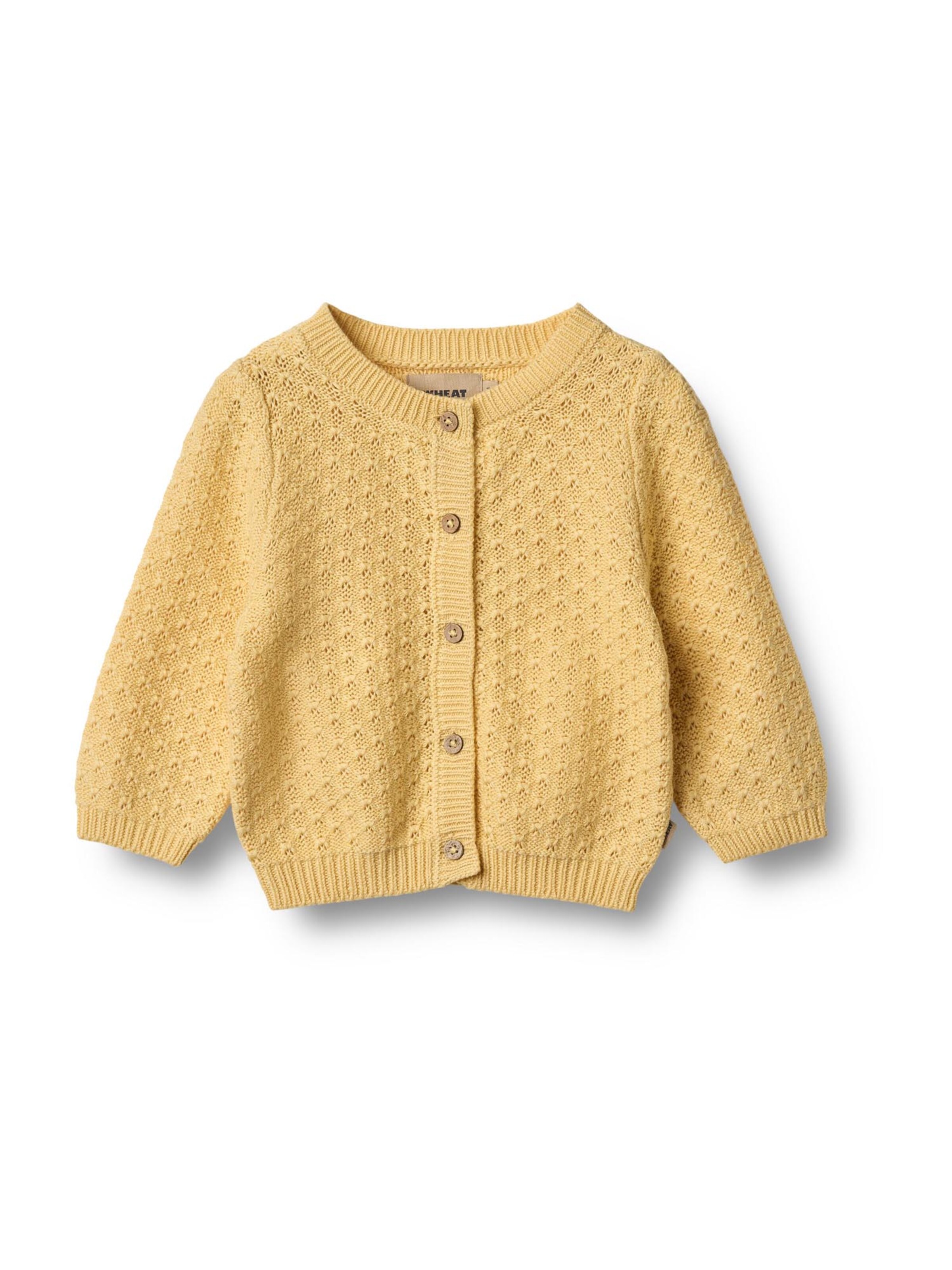 dzeltens WHEAT Adīta jaka 'Magnella': no priekšpuses