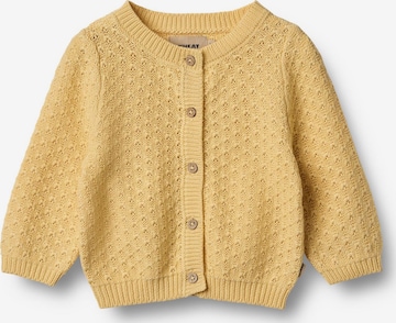 WHEAT Strickjacke 'Magnella' in Gelb: Vorderseite