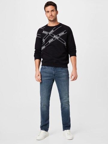 BOSS Sweatshirt in Schwarz
