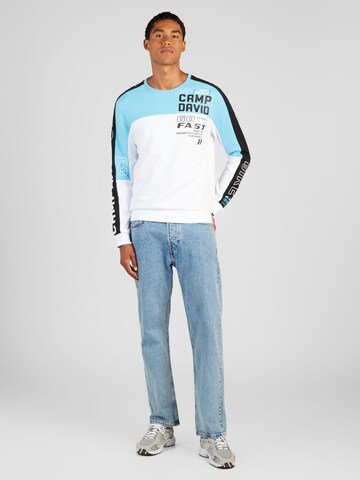 CAMP DAVID Sweatshirt in Weiß
