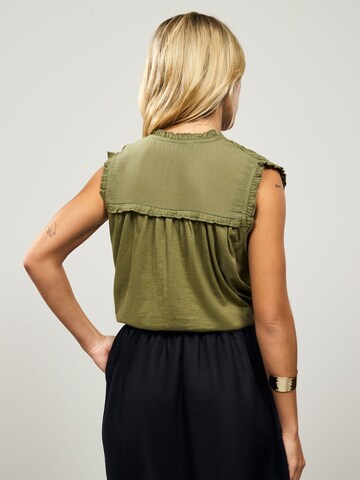 Chemisier Next en vert