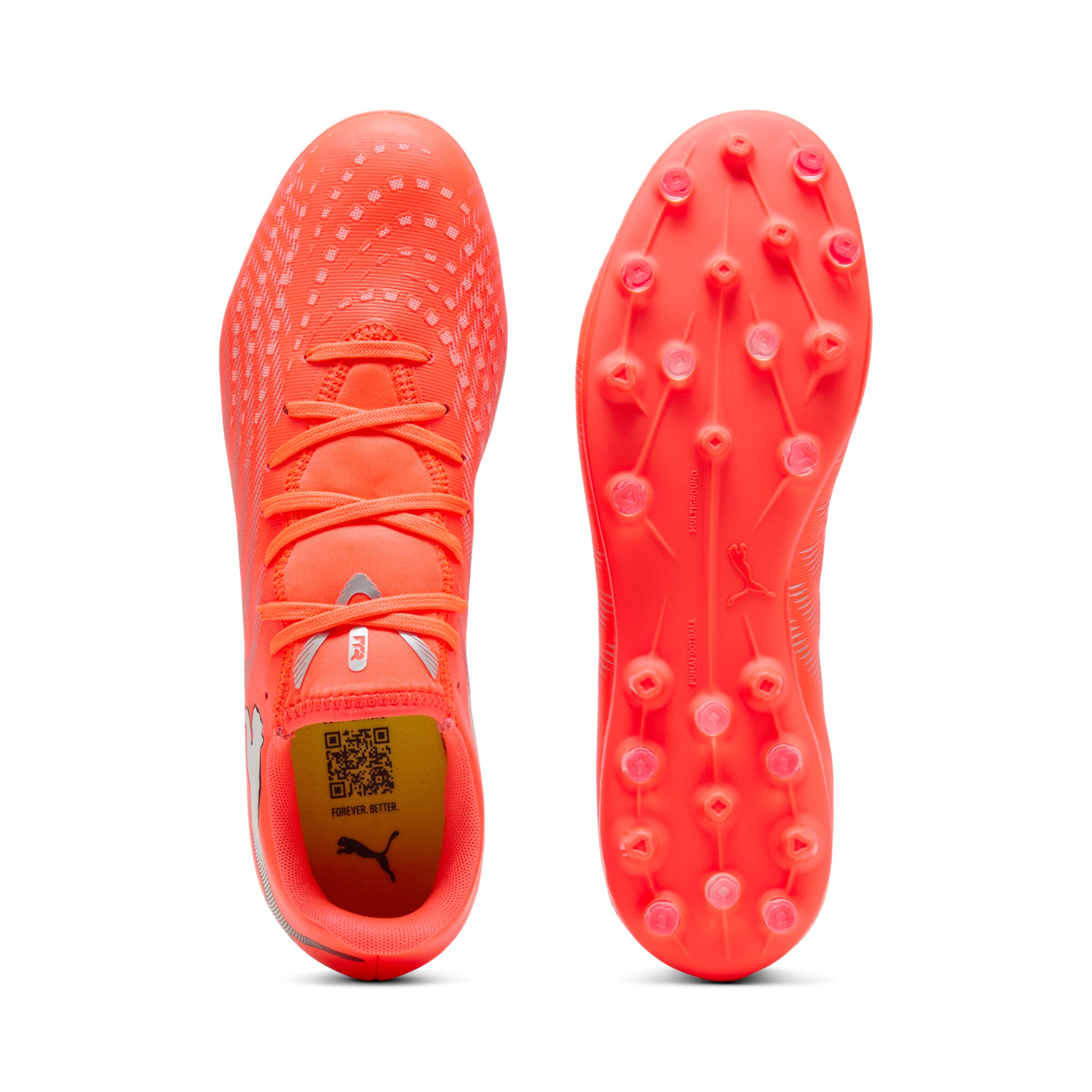 PUMA Soccer Cleats in Orange