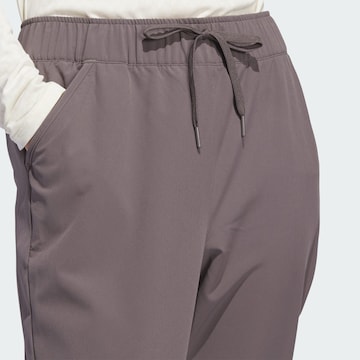 Effilé Pantalon de sport 'Ultimate365' ADIDAS PERFORMANCE en marron