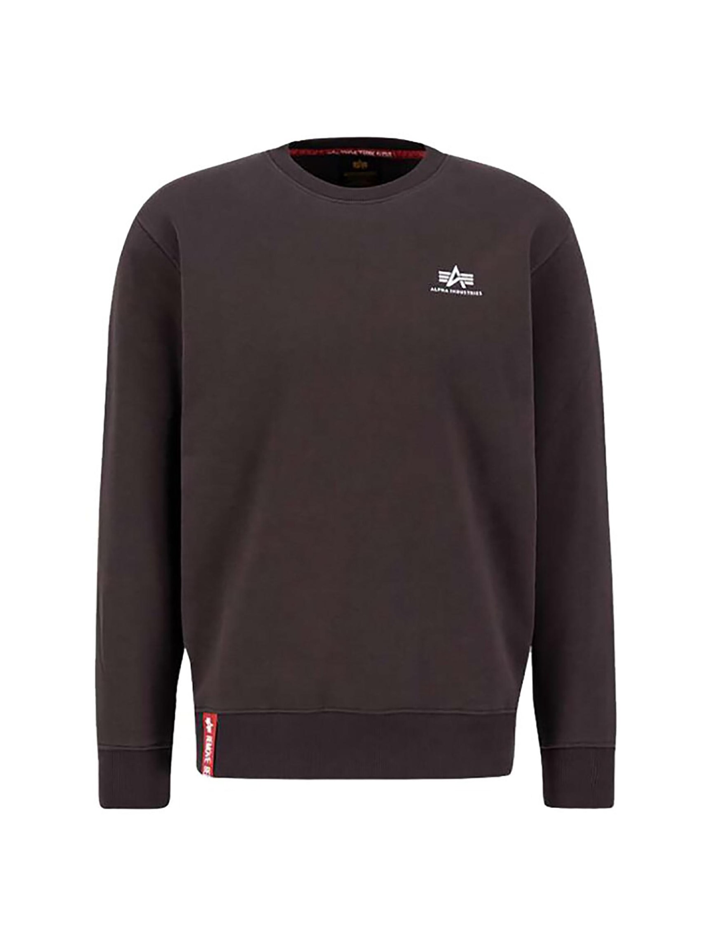 ALPHA INDUSTRIES Sweatshirt 'Basic' in Brown: front