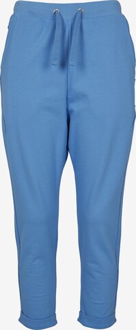 Urban Classics Broek in Blauw: voorkant