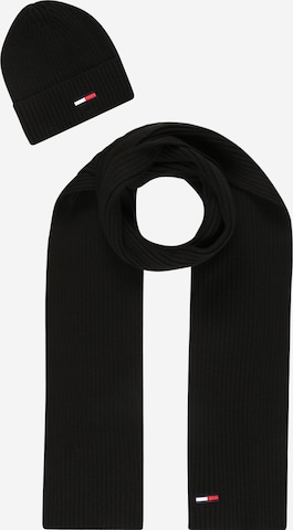 Tommy Jeans Scarf in Black: front