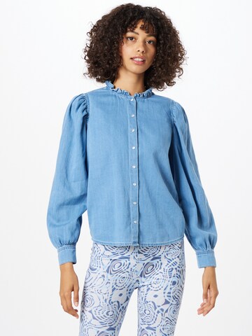 ONLY Blouse 'Jeremy' in Blauw: voorkant