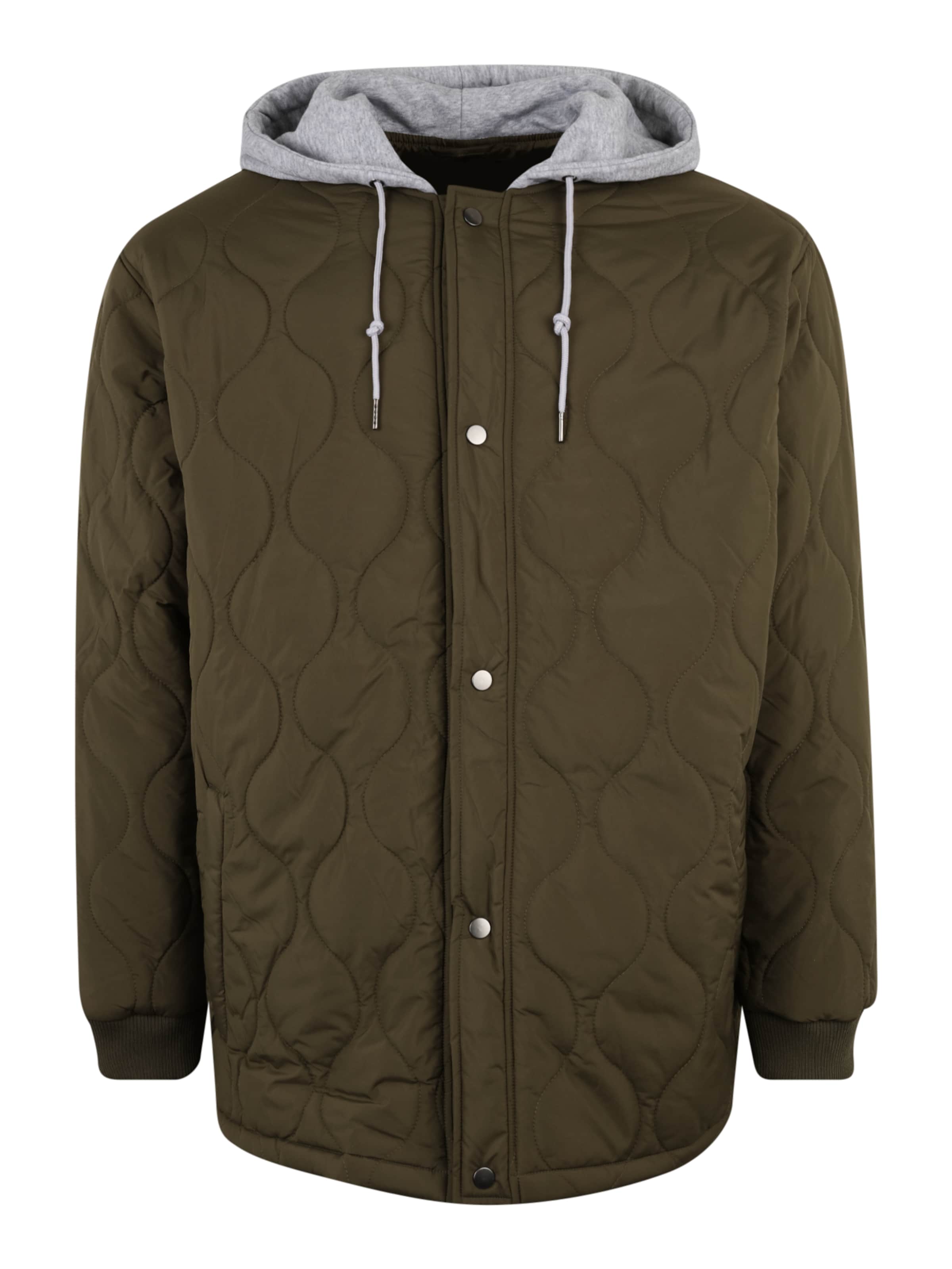 Urban Classics Prehodna jakna | zelena barva: sprednja stran