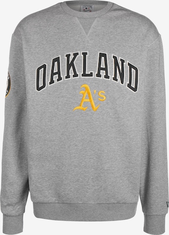 Sweat-shirt 'MLB Oakland Athletics' NEW ERA en gris : devant