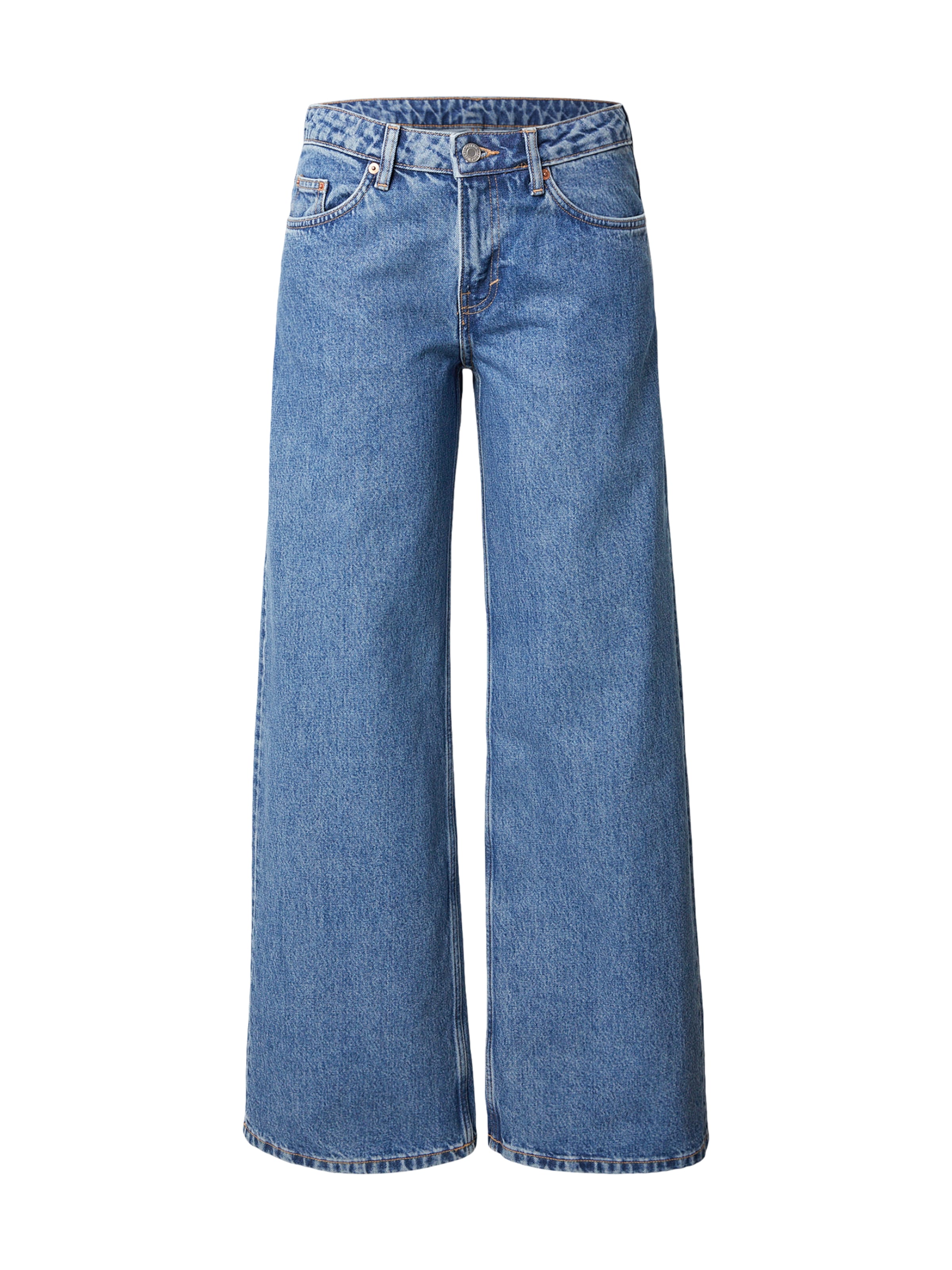 WEEKDAY Широкий Джинсы 'Imoo' в Синий: спереди