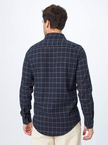 Casual Friday Regular fit Button Up Shirt 'Anton' in Blue