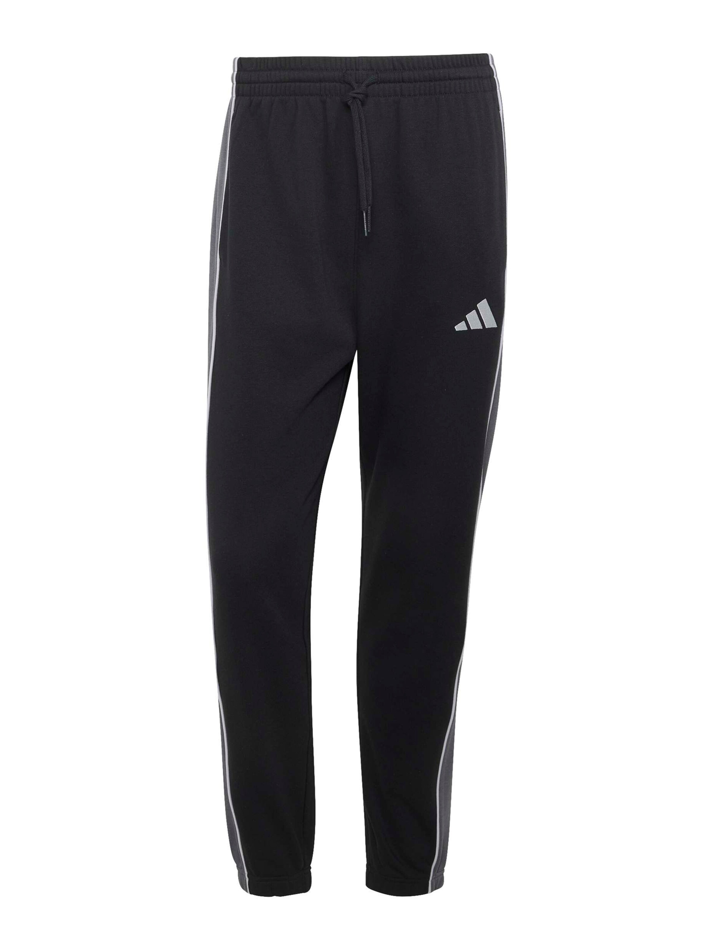 ADIDAS SPORTSWEAR Tapered Sports trousers in Black: front