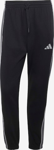 juoda ADIDAS SPORTSWEAR Siaurėjantis Sportinės kelnės: priekis