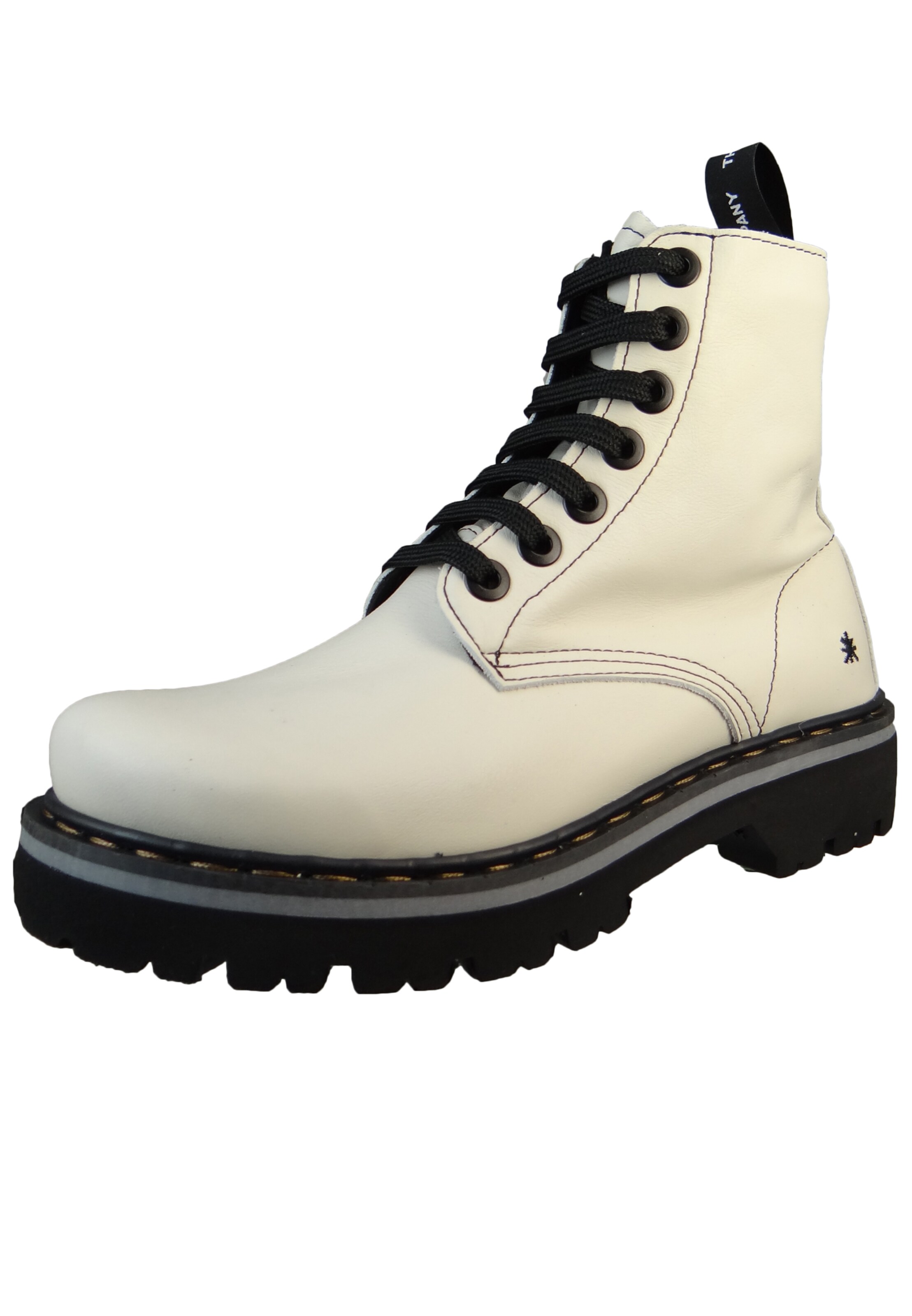 Bottines à lacets 'Marina' ART en beige : devant