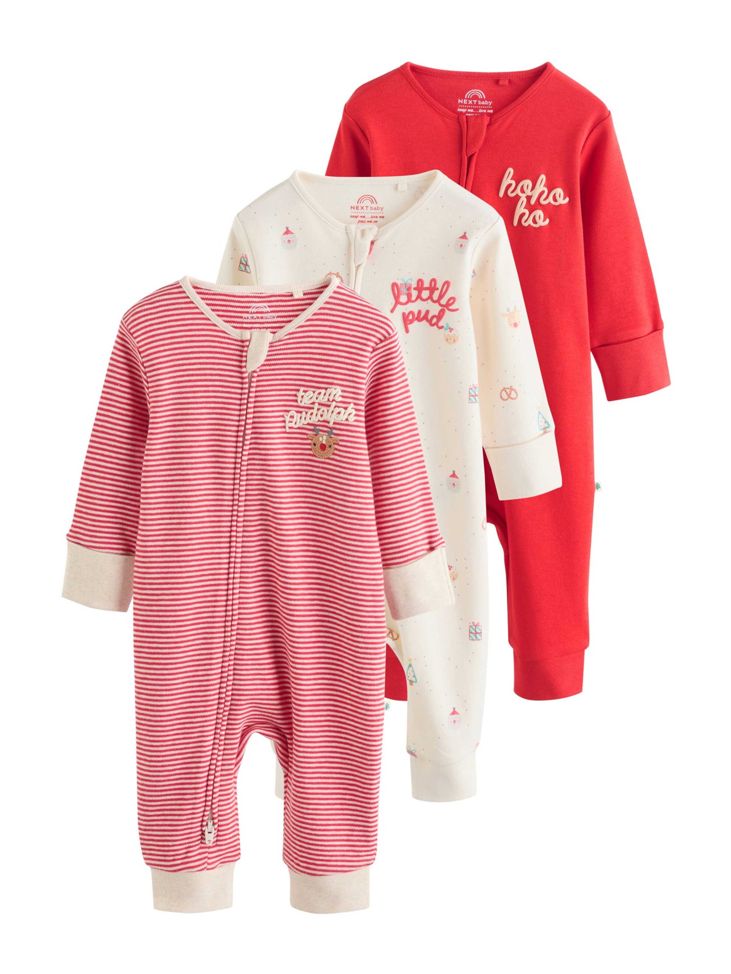 Next Pajamas in Beige: front