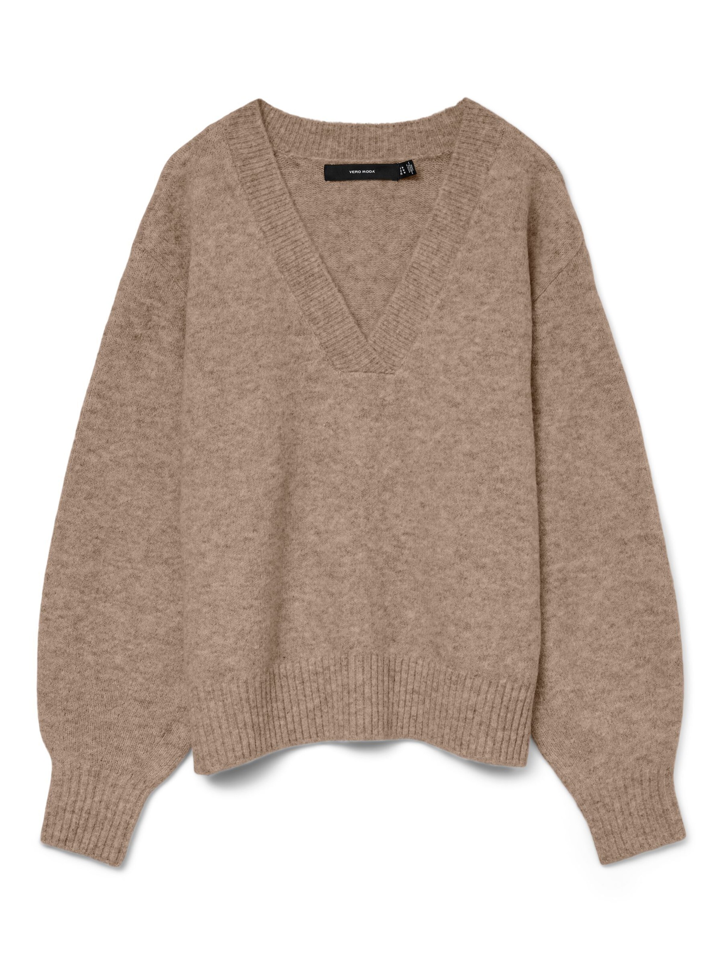 Pull-over 'VMBoom' VERO MODA en marron : devant