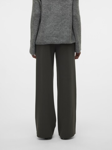 VERO MODA Wide leg Trousers 'BERLIN' in Green