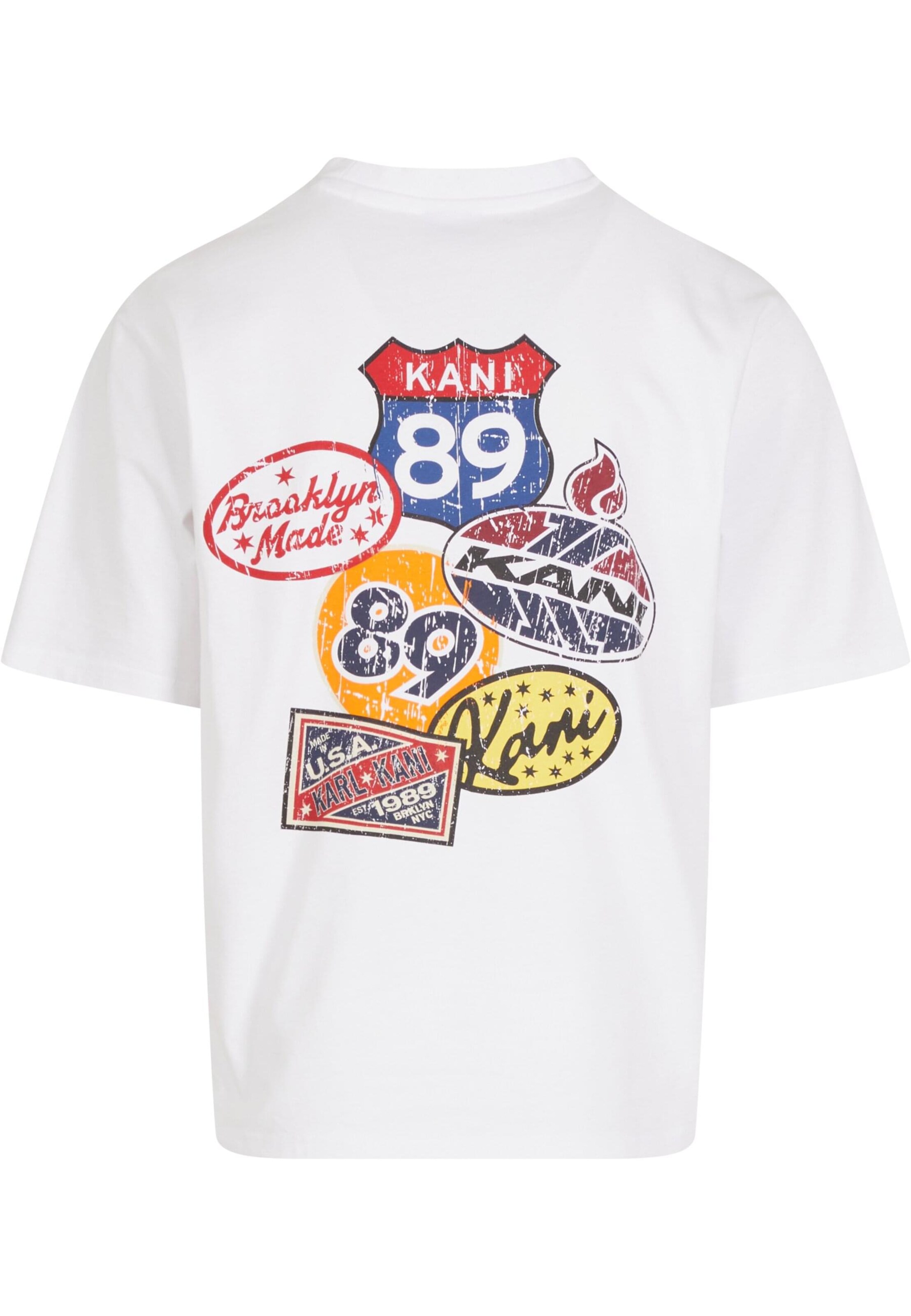 Karl Kani Shirt in Wit: voorkant