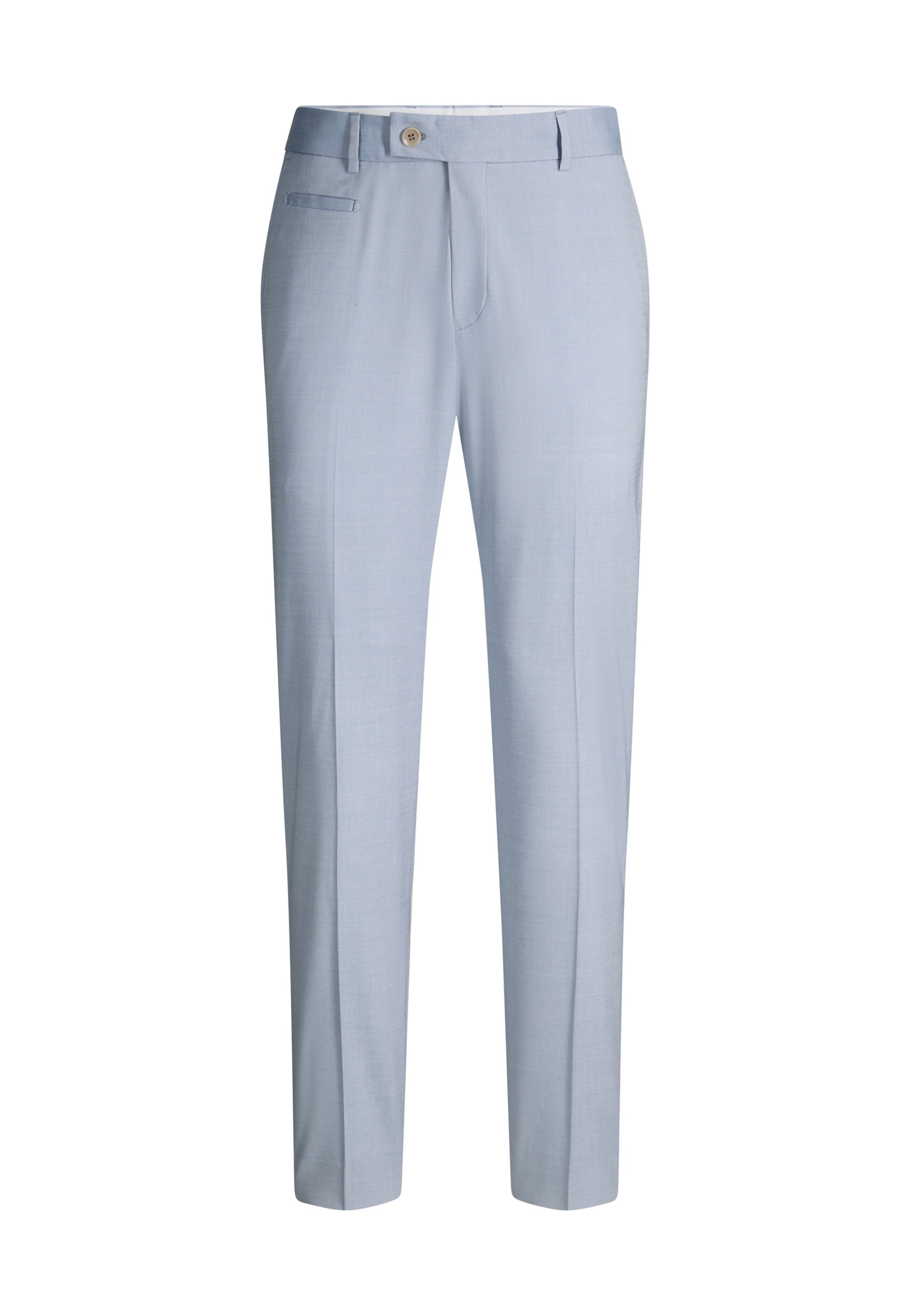 STRELLSON Trousers with creases in Blue: front
