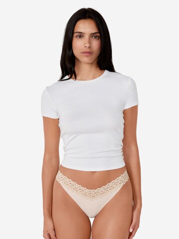 ETAM String 'Wish' in Beige