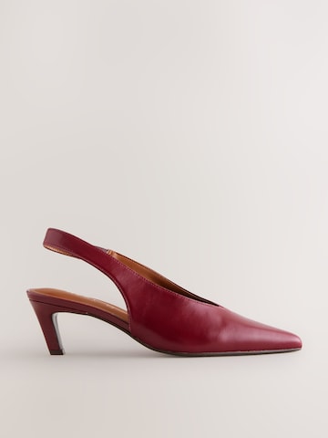Décolleté sling di Next in rosso