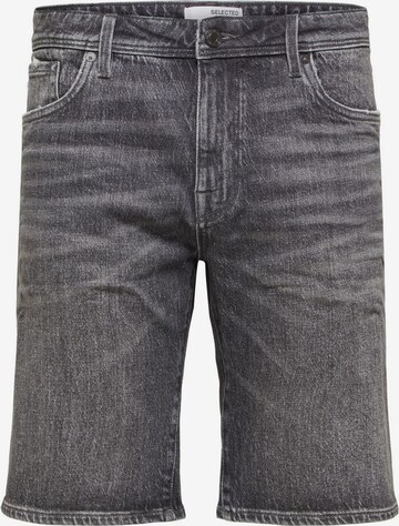 Regular Jean SELECTED HOMME en gris : devant