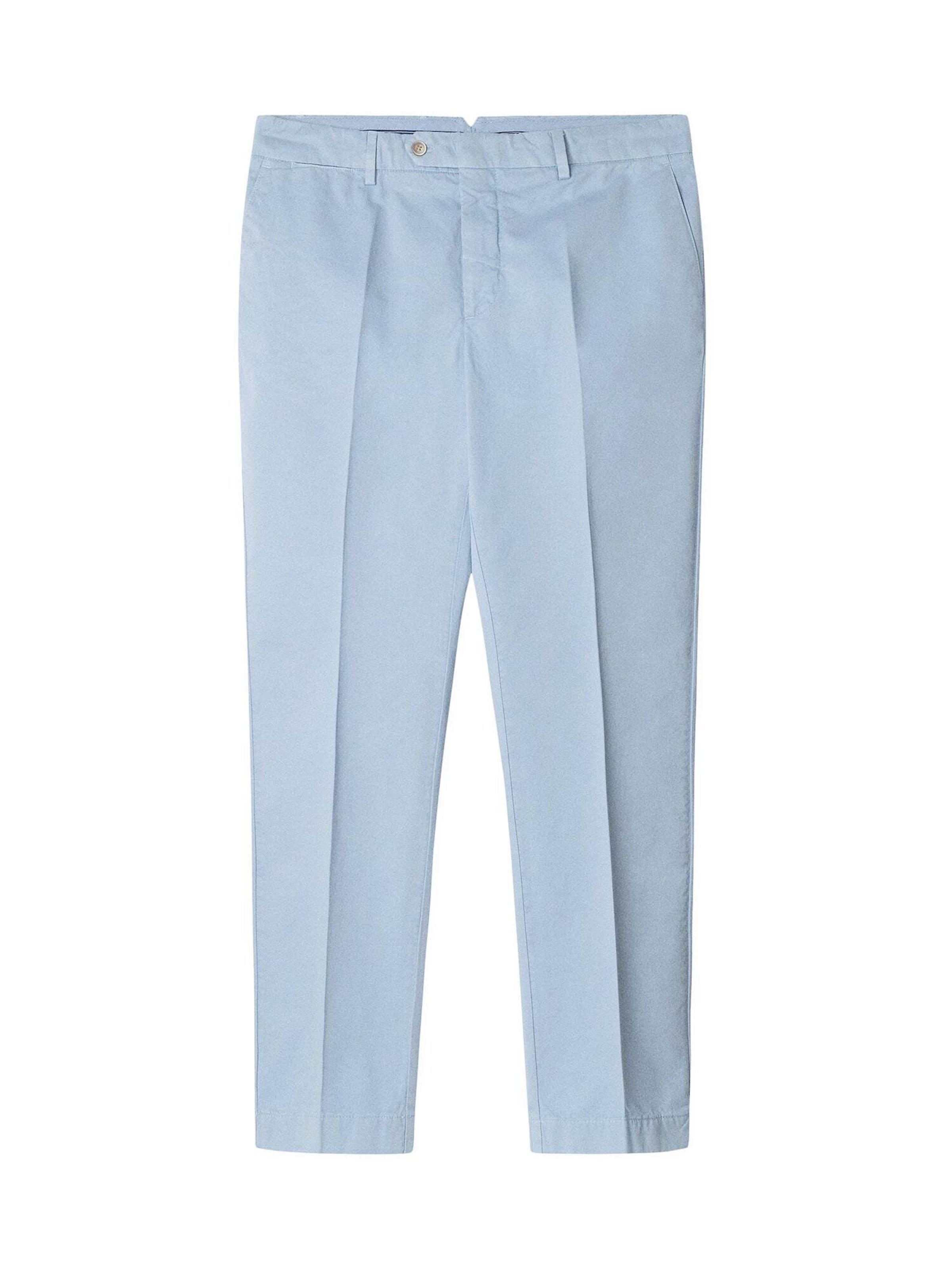 Hackett London Regular Chino Pants 'Sanderson' in Blue: front