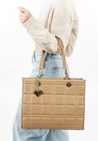 Shopper 'Dahlia' di Emily & Noah in beige