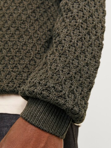 JACK & JONES Sweater 'JPRBLUNorth' in Green