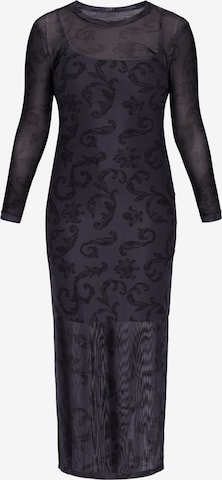 Usha - Vestido en negro: frente